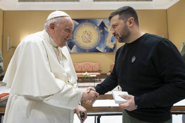 Papa Francesco riceve il presidente ucraino Zelensky