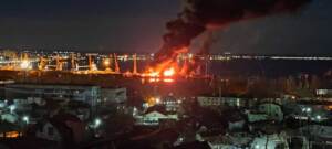 Ucraina, almeno 33 dispersi nell’attacco alla nave russa in Crimea
