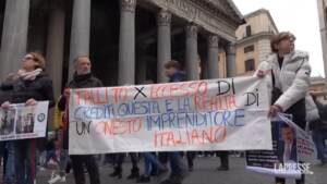 Superbonus, la protesta degli esodati a Roma