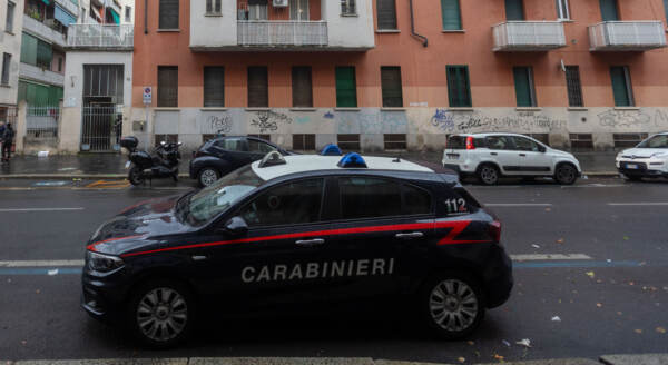 Rilievi dei Carabinieri presso l’abitazione di Marta di Nardo in Via Pietro Da Cortona