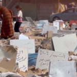 Gaza, il cortile dell’ospedale Al-Shifa traformato in cimitero