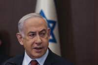 Gerusalemme - Il primo ministro Benjamin Netanyahu alla riunione settimanale di gabinetto