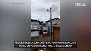 Terremoto Giappone, l’allarme tsunami risuona nelle case a Niigata