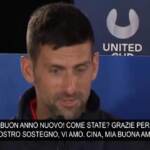Djokovic parla in cinese: il video diventato virale sul web