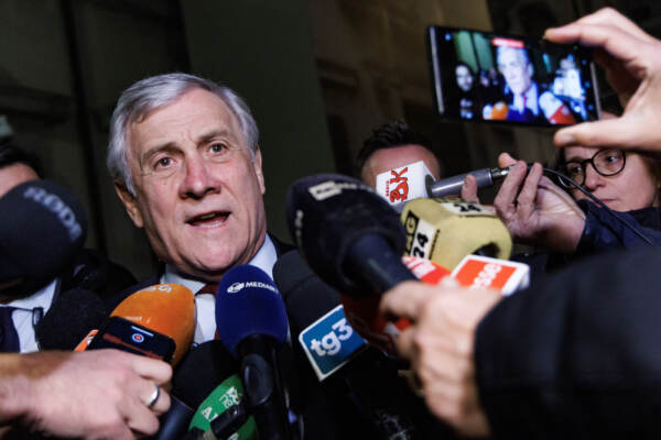 Palazzo Chigi - Punto stampa di antonio Tajani al termine del Consiglio dei ministri