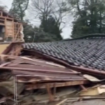 Terremoto Giappone, la città di Suzu danneggiata dal sisma