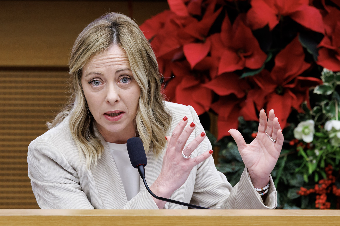 Giorgia Meloni, la conferenza stampa in diretta