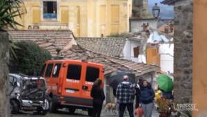 Crollo palazzina a Canale Monterano: le immagini e le testimonianze