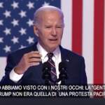 Usa, Biden: “Trump non condanna violenza politica”
