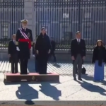 Spagna, il re e la regina alla cerimonia per la Pasqua militare