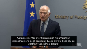 Medioriente, Borrell: “Prevenire escalation”