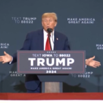 Trump, l’imitazione del presidente francese Macron