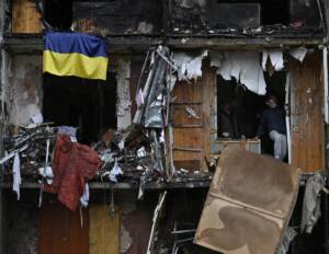 Attacco missilistico dell'esercito russo a Kiev
