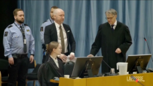 Breivik in tribunale: causa alla Norvegia per violazione diritti umani