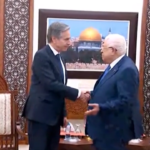 Cisgiordania, Abu Mazen riceve Antony Blinken