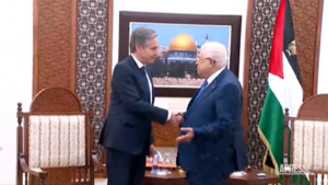 Cisgiordania, Abu Mazen riceve Antony Blinken