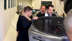Open Arms, Matteo Salvini lascia il tribunale di Palermo