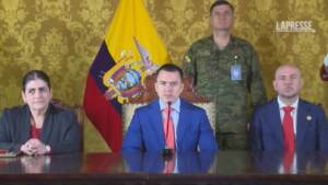 Ecuador, Noboa: “Non permetteremo ai terroristi di fermare il Paese”