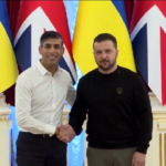 Ucraina, Zelensky accoglie il primo ministro del Regno Unito Sunak