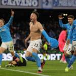 Napoli-Salernitana 2-1, Rrahmani regala tre punti ai partenopei