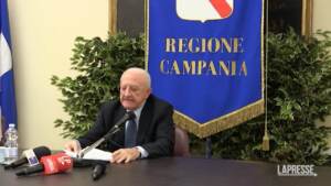 De Luca a Meloni: “La Campania e il Sud non sono ricattabili”