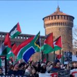 Manifestazione pro Palestina a Milano: le immagini da piazza Castello