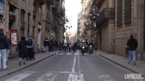 Barcellona, biciclettata per la liberazione degli ostaggi di Hamas