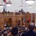 Danimarca, la visita di re Frederik X al parlamento danese