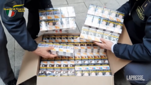 Palermo, sequestrate 2 tonnellate di sigarette di contrabbando