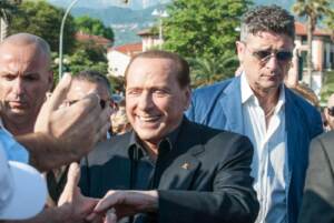 Silvio Berlusconi a Marina di Pietrasanta
