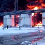 Russia, drone ucraino colpisce deposito di petrolio a Klintsy