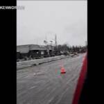 Usa, il ghiaccio ricopre le zone intorno a Eugene