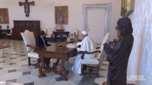 Vaticano, Papa riceve presidente Colombia