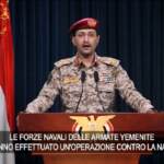 Houthi rivendicano altro attacco a nave Usa in Golfo di Aden