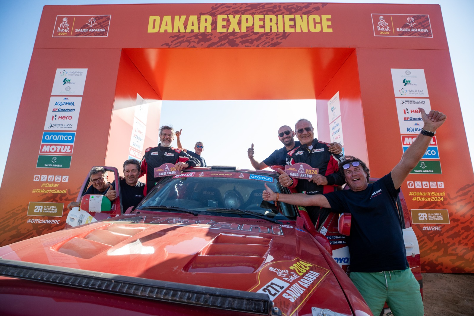 Dakar, i fratelli Totani arrivano sino in fondo