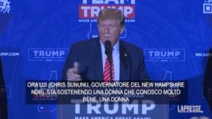Usa 2024, Trump attacca Nikki Haley: “Non è in grado di fare la presidente”