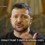 Ucraina, Zelensky a Trump: “Dici che fermi la guerra in 24 ore, ti invito”