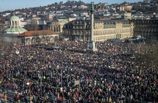 Germania - Proteste in tutto il paese contro AfD, il partito di estrema destra