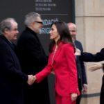 Spagna, la regina Letizia visita il museo Fondazione Sorigue a Lleida