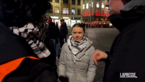 Germania, Greta Thunberg a Lipsia alla protesta pro Palestina