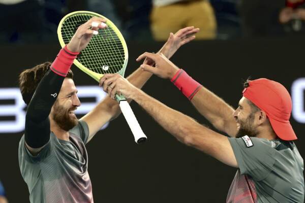 Australian Open, Bolelli-Vavassori in finale di doppio