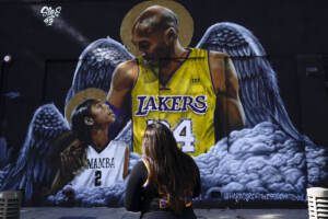 Los Angeles, anniversario della scomparsa dell'ex giocatore di basket NBA Kobe Bryant