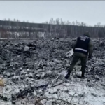 Russia, le immagini del luogo dell’incidente aereo a Belgorod