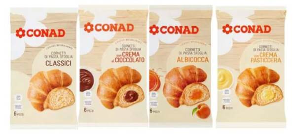 Conad ritira i suoi cornetti: “Presenza di materiale estraneo”