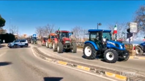 Termoli, 120 trattori invadono la città per protesta