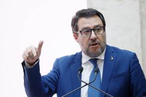 Roma - Il ministro Matteo Salvini partecipa all’incontro sulla mobilità autostradale