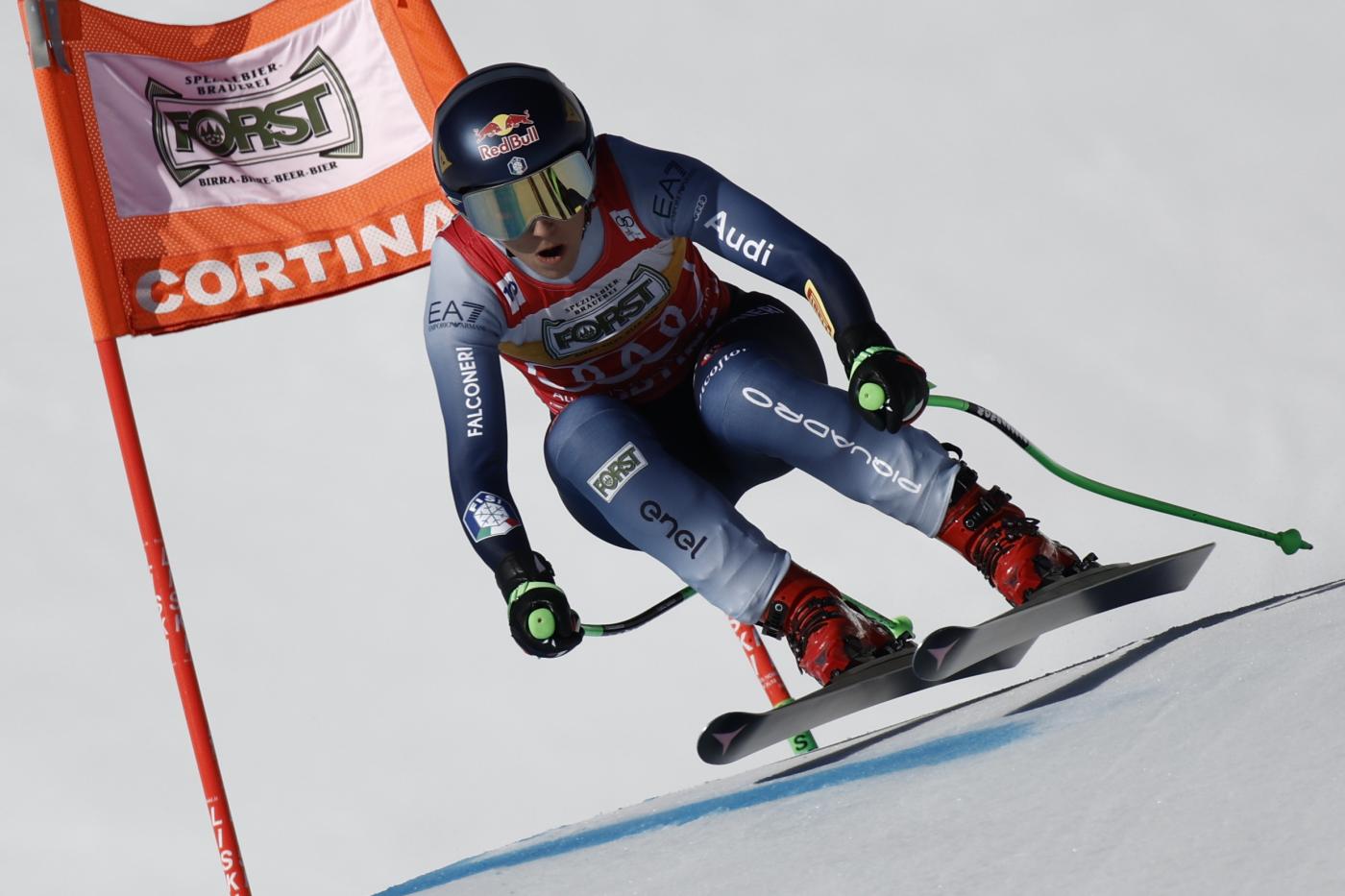 Sci, Goggia terza nella libera di Cortina