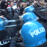 Medioriente, tensione tra polizia e manifestanti al presidio pro-Palestina a Milano