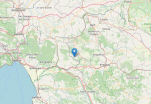Scossa di magnitudo 3.8 in provincia di Salerno