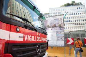 Milano, incidente sul lavoro in San Babila